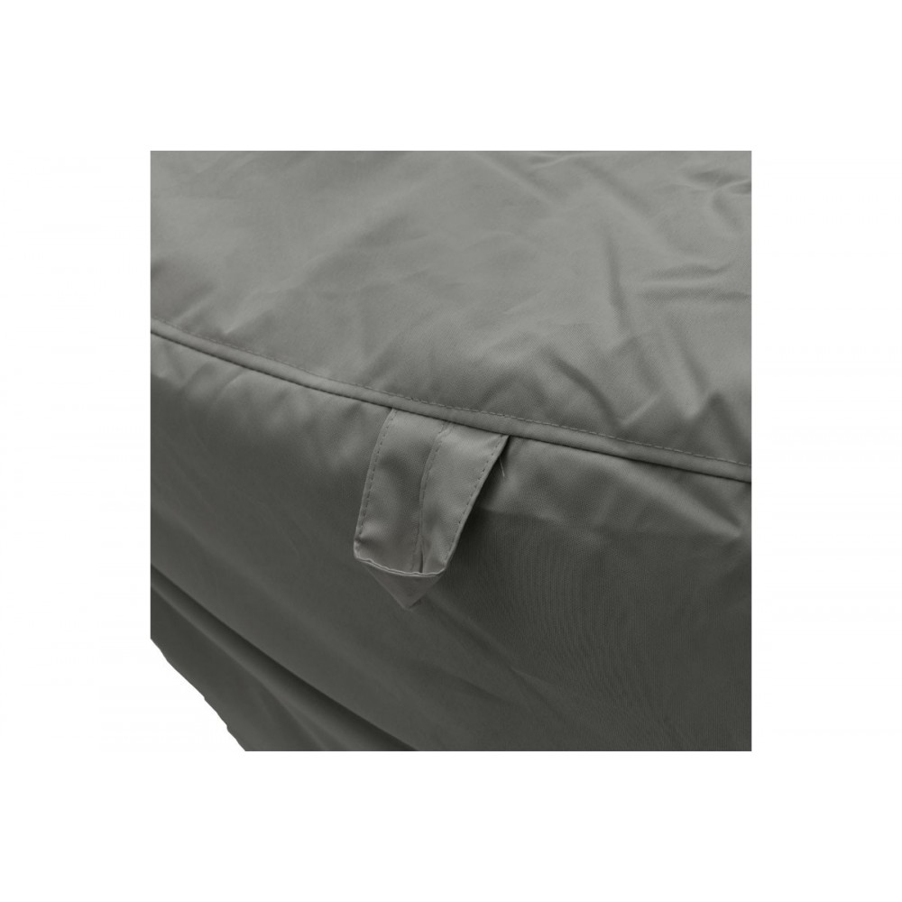 Πουφ "LEANDRO" σε χρώμα ανθρακί 105x110x60