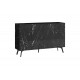 Μπουφές URSULA'' σε μαύρο χρώμα 123x35x77.5