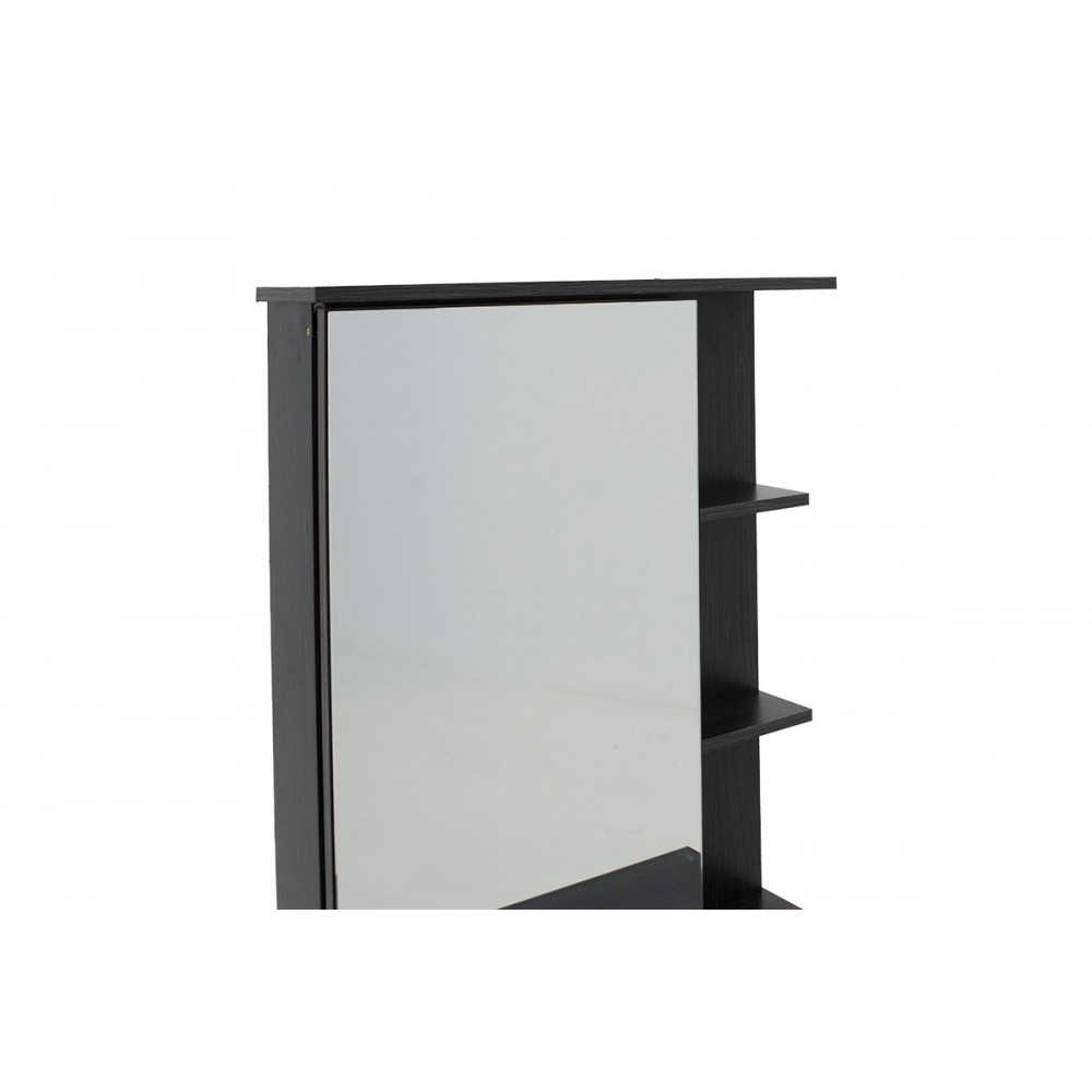 Κονσόλα ''ZELIA'' με καθρέπτη και σκαμπό σε χρώμα βέγκε 60x40.5x151