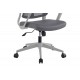 Πολυθρόνα γραφείου διευθυντή ''FLEXIBILITY'' από μέταλλο/ύφασμα σε χρώμα γκρι