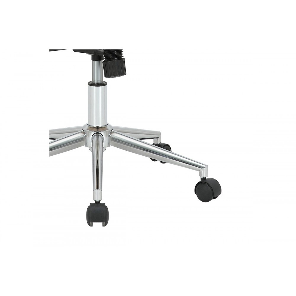 Πολυθρόνα γραφείου εργασίας ''FERN'' από PU/ξύλο σε χρώμα λευκό/φυσικό