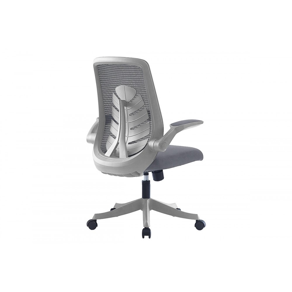 Πολυθρόνα γραφείου εγρασίας ''ENRICH'' από ύφασμα MESH σε χρώμα γκρι