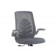 Πολυθρόνα γραφείου εγρασίας ''ENRICH'' από ύφασμα MESH σε χρώμα γκρι