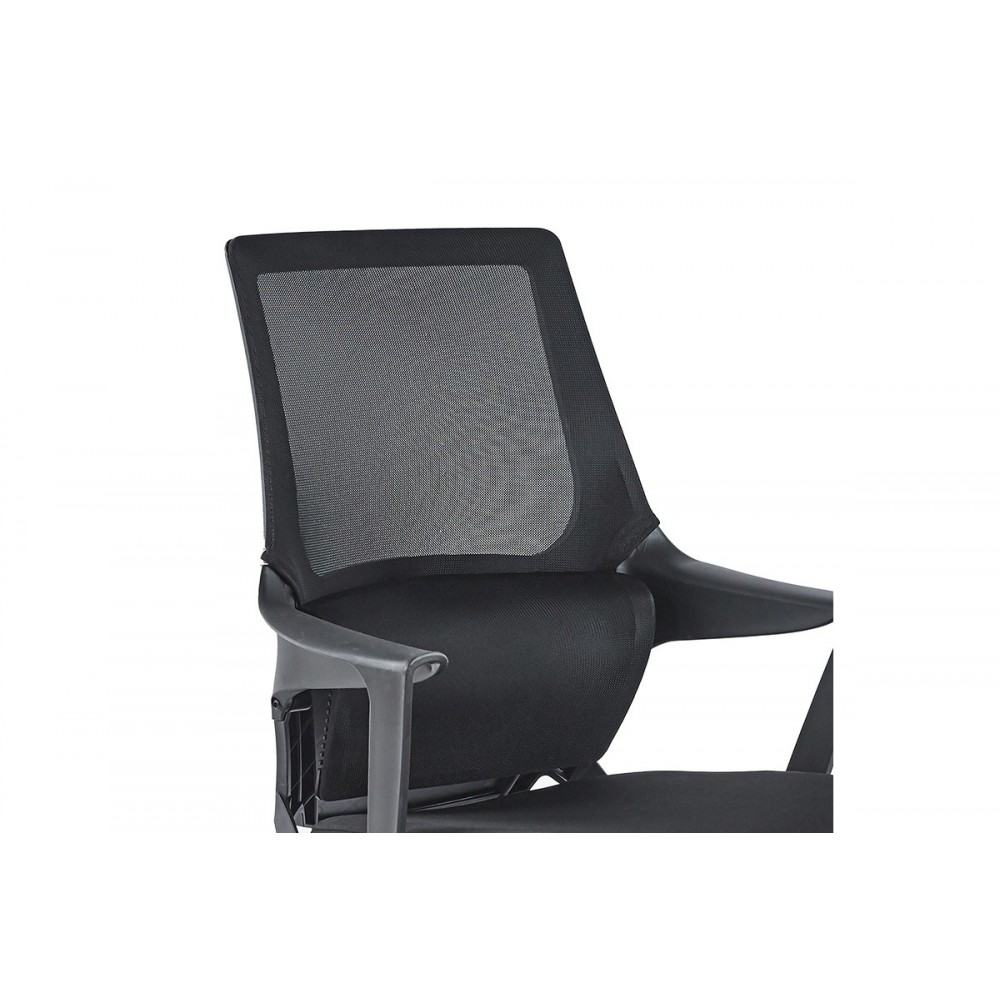 Πολυθρόνα γραφείου εγρασίας ''FRAGANT'' από ύφασμα σε χρώμα μαύρο