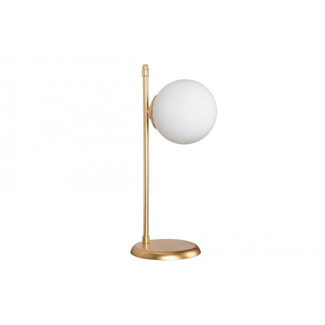 Επιτραπέζιο φωτιστικό ''INCLUSIVE'' Ε27 από μέταλλο σε χρώμα χρυσό 16.5x21x45εκ