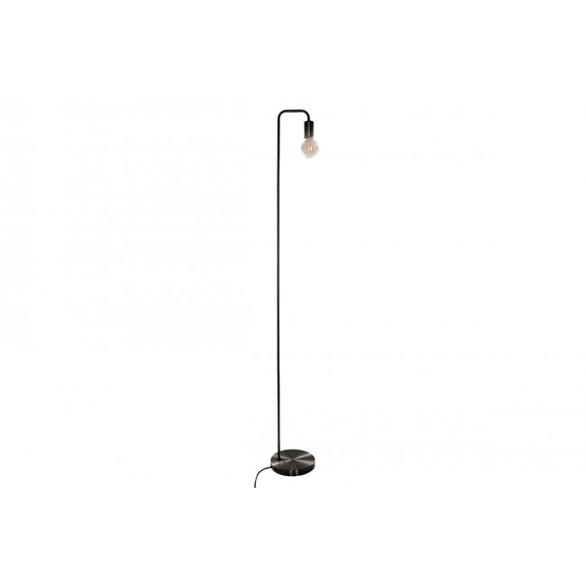 Φωτιστικό δαπέδου ''KELI'' E27 40W από μέταλλο σε χρώμα μαύρο Φ20x150