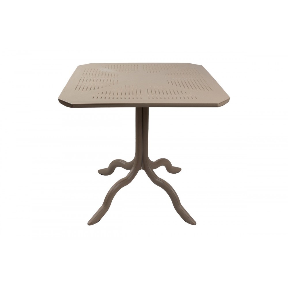 Τραπεζαρία κήπου 3τμχ "GROOVY-HALCYON" από PP σε χρώμα cappuccino 80x80x74,5