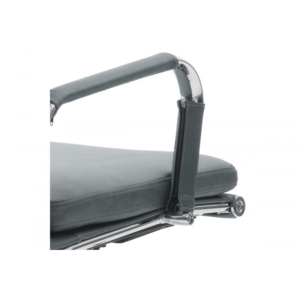 Πολυθρόνα γραφείου διευθυντή ''TOKYO'' από pu σε χρώμα γκρι antique