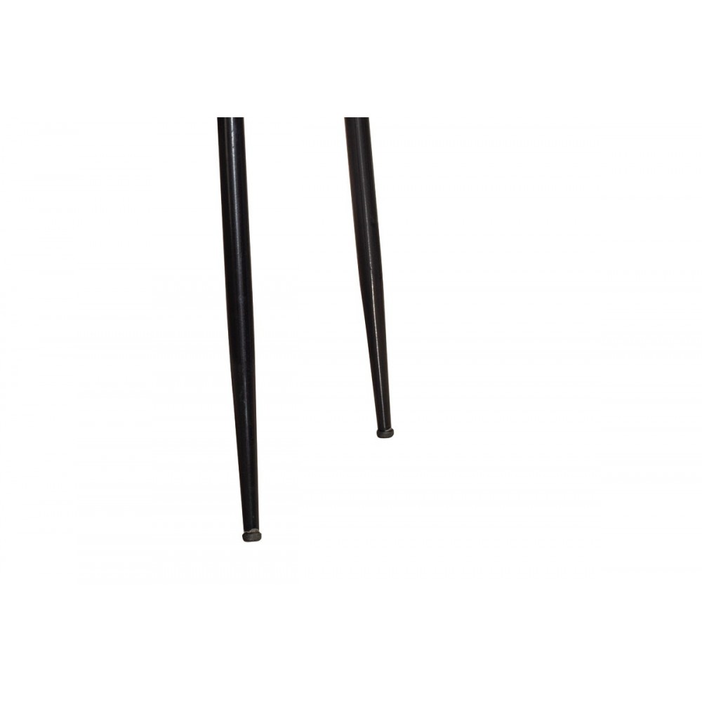 Καρέκλα ''FARELL'' I από ύφασμα/μέταλλο σε χρώμα εκρού antique-μαύρο πόδι