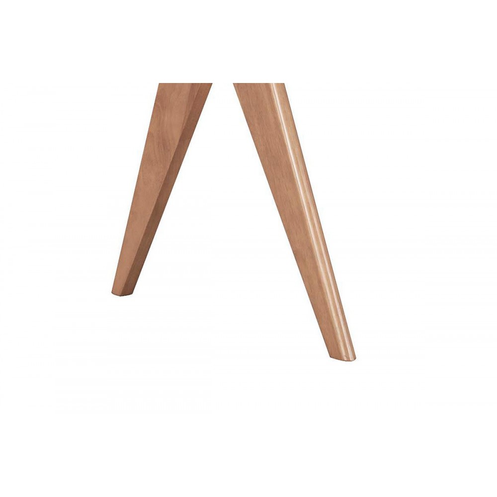 Τραπέζι ''WINSLOW'' από ξύλο rubberwood σε χρώμα ανοικτό καρυδί 160x85x75