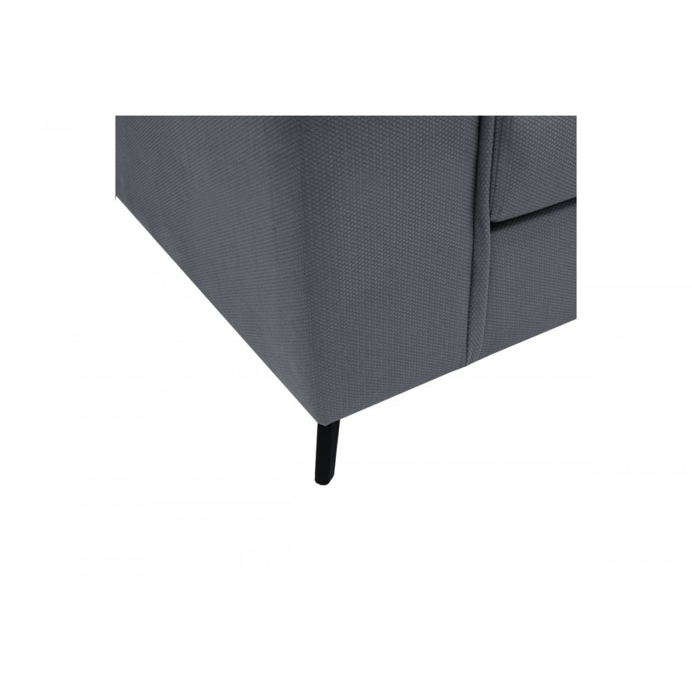 Γωνιακός καναπές ''FABULOUS'' αναστρέψιμος από ύφασμα σε χρώμα ανθρακί/κυπαρισσί 240x165x95
