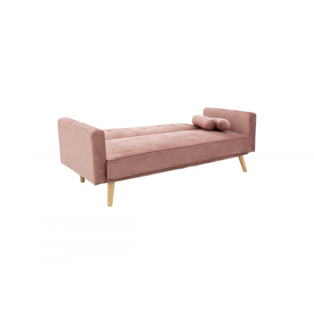 Καναπές-κρεβάτι \'\'SUCCESS\'\' 3θέσιος από βελούδο σε χρώμα σάπιο μήλο 190x80x84