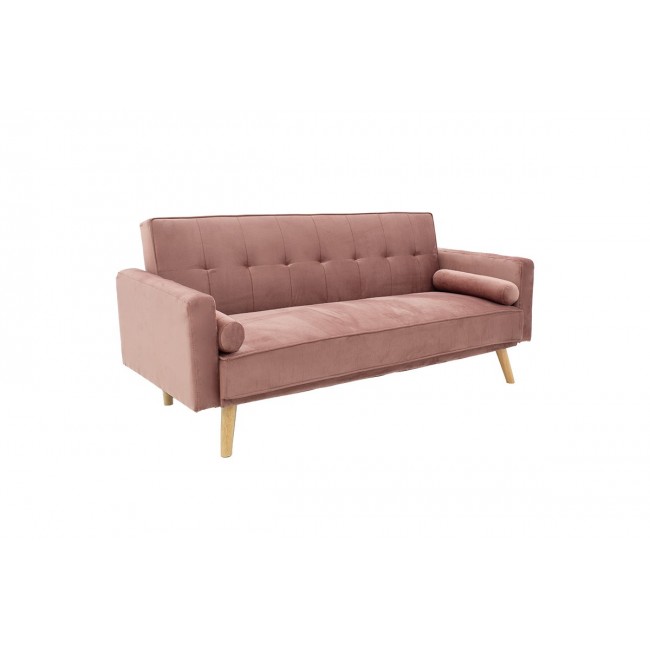 Καναπές-κρεβάτι ''SUCCESS'' 3θέσιος από βελούδο σε χρώμα σάπιο μήλο 190x80x84