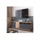 Έπιπλο τηλεόρασης ''ELANA'' σε χρώμα sonoma/ανθρακί 150x29.5x46.3