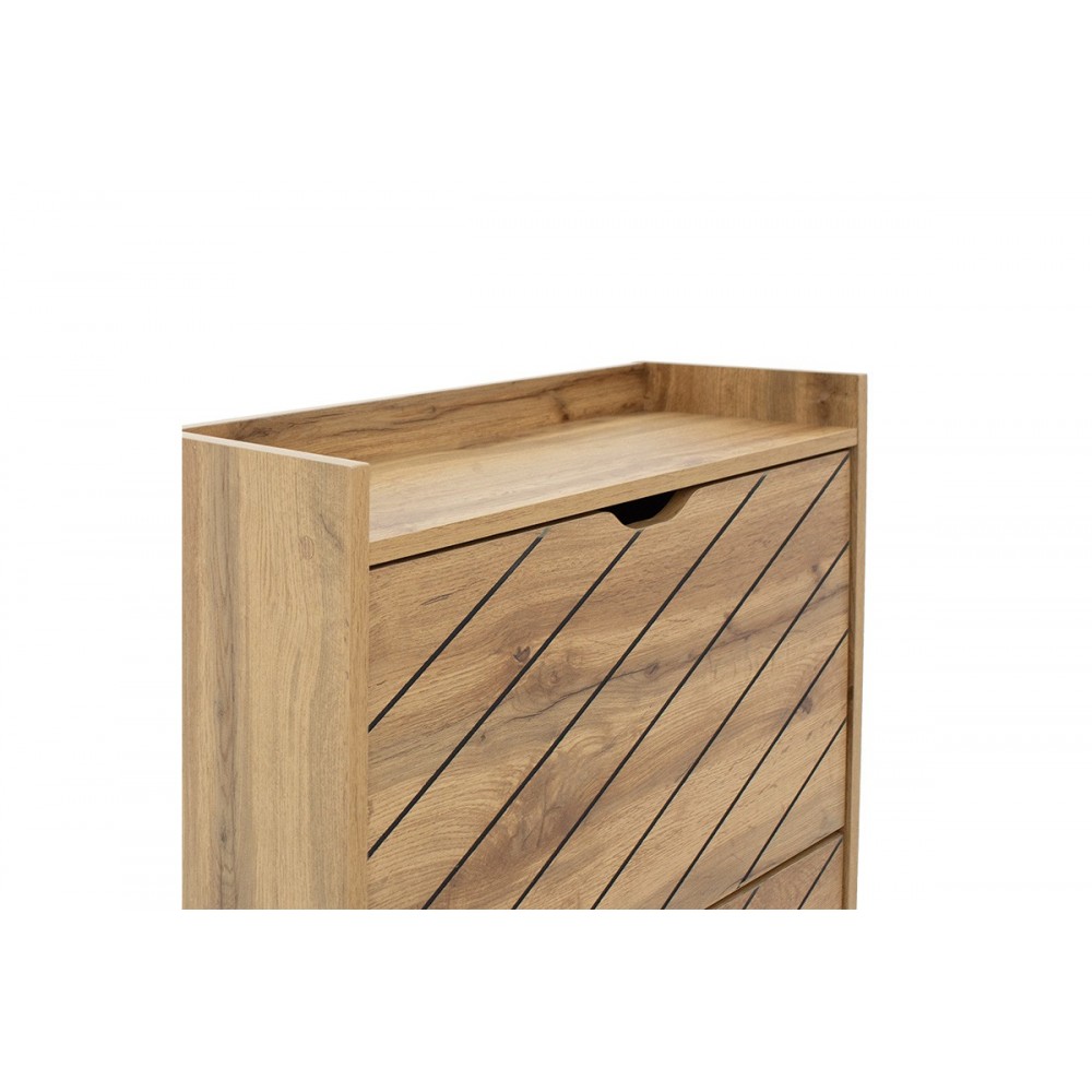 Παπουτσοθήκη ''THELMA'' 9 ζεύγων σε χρώμα sonoma 60x23.8x131.6