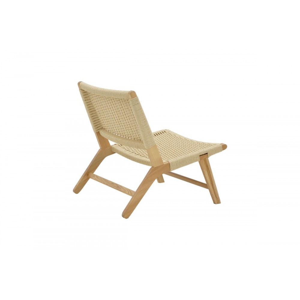 Πολυθρόνα ''FILIPPO'' από ξύλο οξιάς σε χρώμα φυσικό 68x69x74