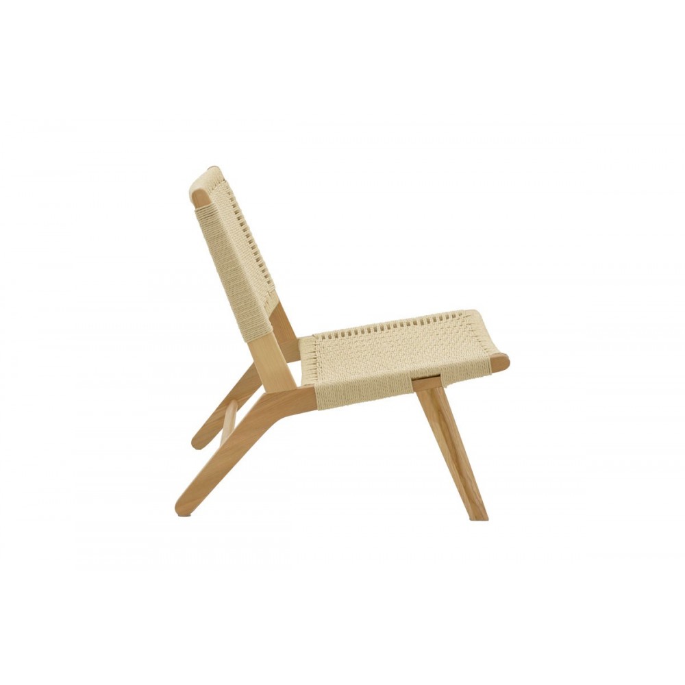 Πολυθρόνα ''FILIPPO'' από ξύλο οξιάς σε χρώμα φυσικό 68x69x74