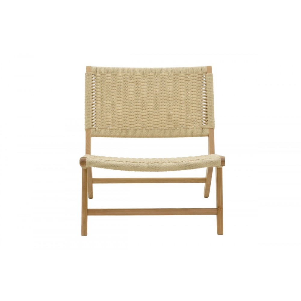 Πολυθρόνα ''FILIPPO'' από ξύλο οξιάς σε χρώμα φυσικό 68x69x74