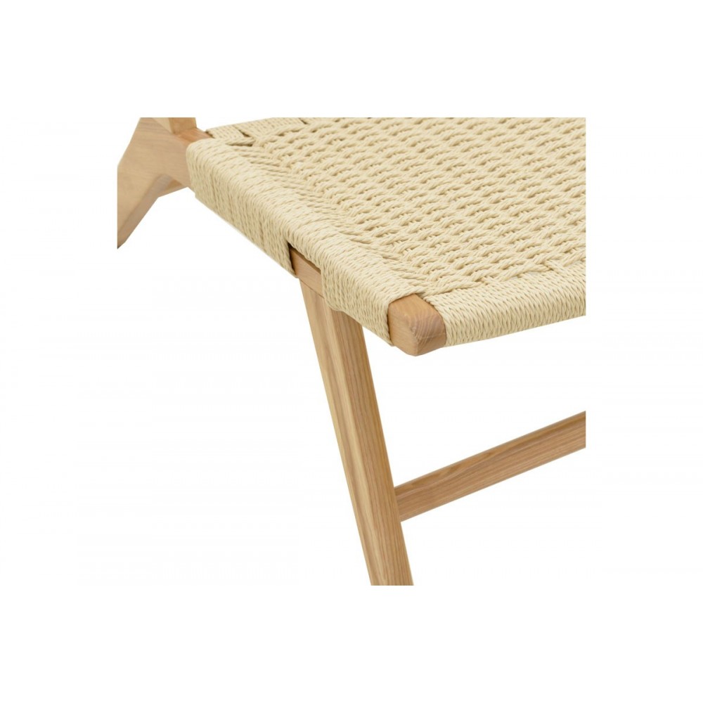 Πολυθρόνα ''FILIPPO'' από ξύλο οξιάς σε χρώμα φυσικό 68x69x74