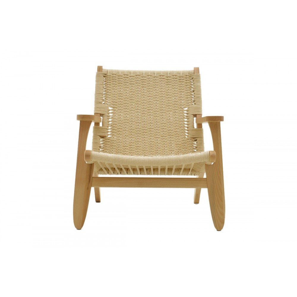 Πολυθρόνα ''CHIARA'' από ξύλο οξιάς σε χρώμα φυσικό 70x68x75