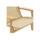 Πολυθρόνα ''CHIARA'' από ξύλο οξιάς σε χρώμα φυσικό 70x68x75