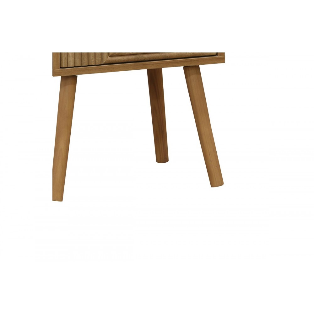 Κομοδίνο ''HISTORIC'' με 2 συρτάρια από φυσικό ξύλο πεύκου σε χρώμα φυσικό 37.5x32x54