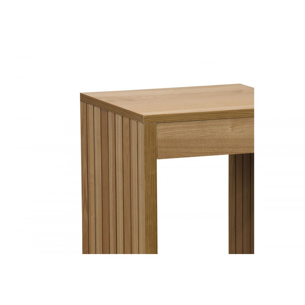 Βοηθητικό τραπέζι \'\'FOCUSED\'\' από MDF σε χρώμα φυσικό 40x40x50