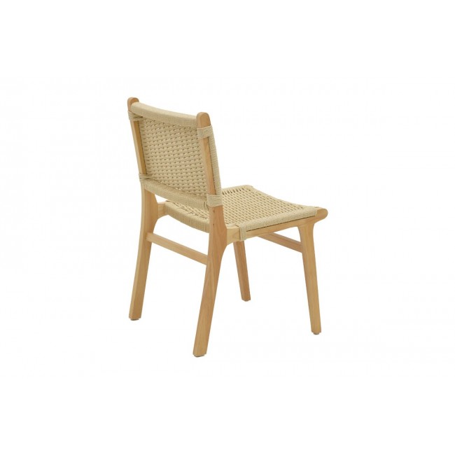 Καρέκλα ''JULIEN'' από rubberwood σε χρώμα φυσικό 61x54x85