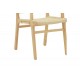 Πολυθρόνα ''OLIVIER'' από  ξύλο οξιάς σε χρώμα φυσικό 62x60x85