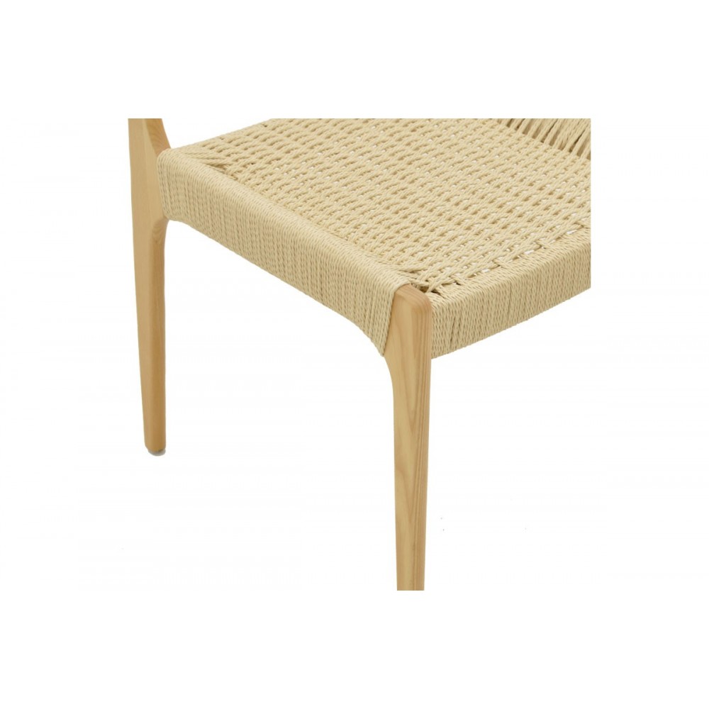 Καρέκλα ''MRTINA'' από ξύλο οξιάς σε χρώμα φυσικό 46x49x81