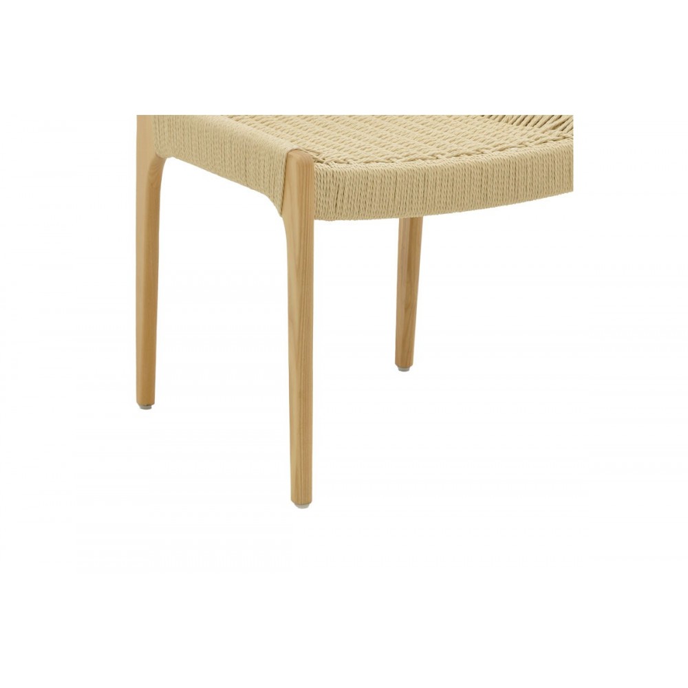 Καρέκλα ''MRTINA'' από ξύλο οξιάς σε χρώμα φυσικό 46x49x81