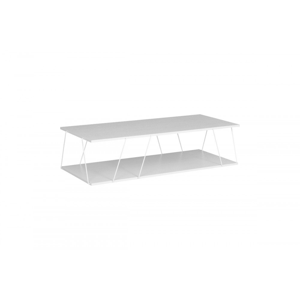 Τραπέζι σαλονιού ''TARS'' σε χρώμα λευκό 120x50x30