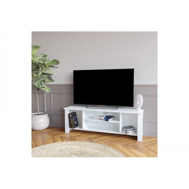 Έπιπλο τηλεόρασης ''TSERIUM'' σε χρώμα λευκό 120x30x45