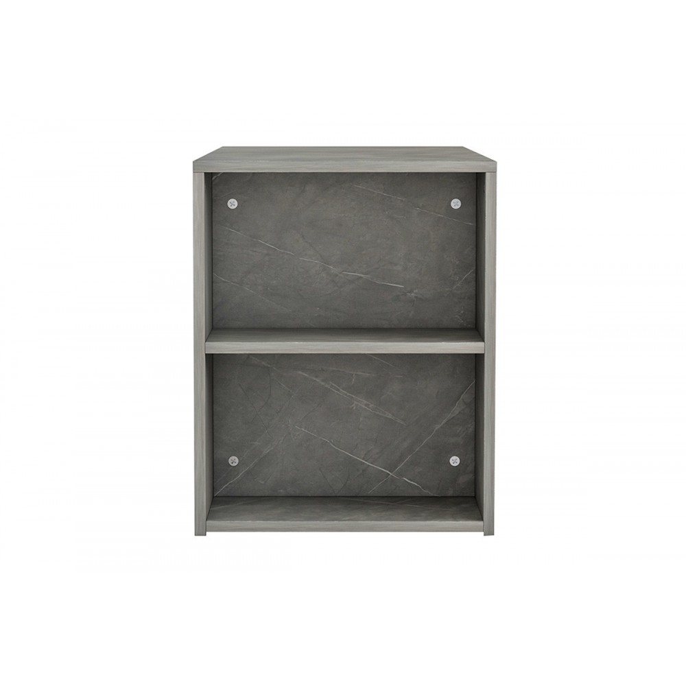 Τραπέζι σαλονιού ''HATTIE'' σε χρώμα γκρι μαρμάρου 80x40x50