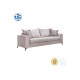 Καναπές ''VERONA'' 3θέσιος σε χρώμα cream/μαξιλάρια mocha 225x93x100