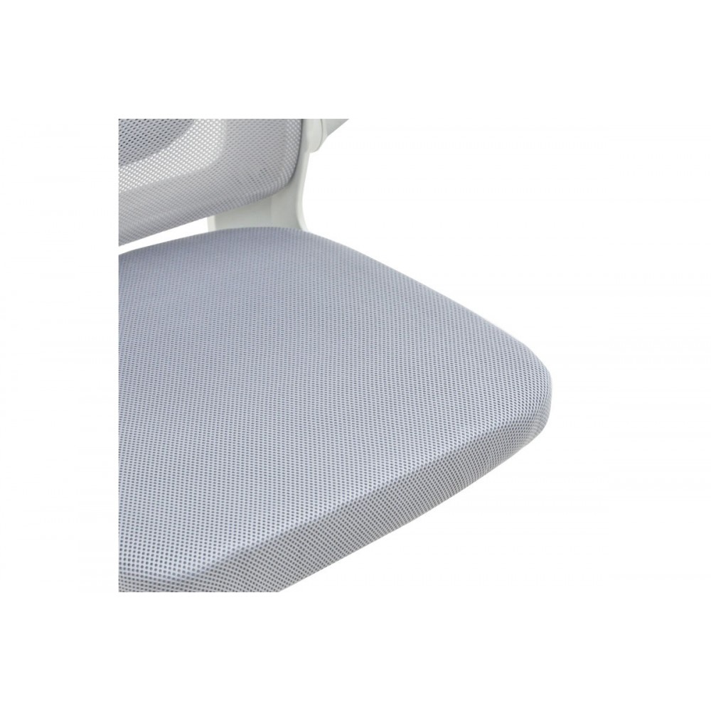 Καρέκλα γραφείου "DELILAH" από ύφασμα σε χρώμα γκρι 62x61x110