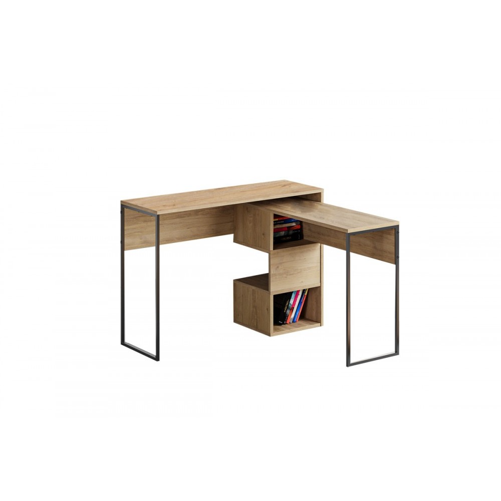 Γραφείο εργασίας "BADAU" σε χρώμα φυσικό 110x37x77