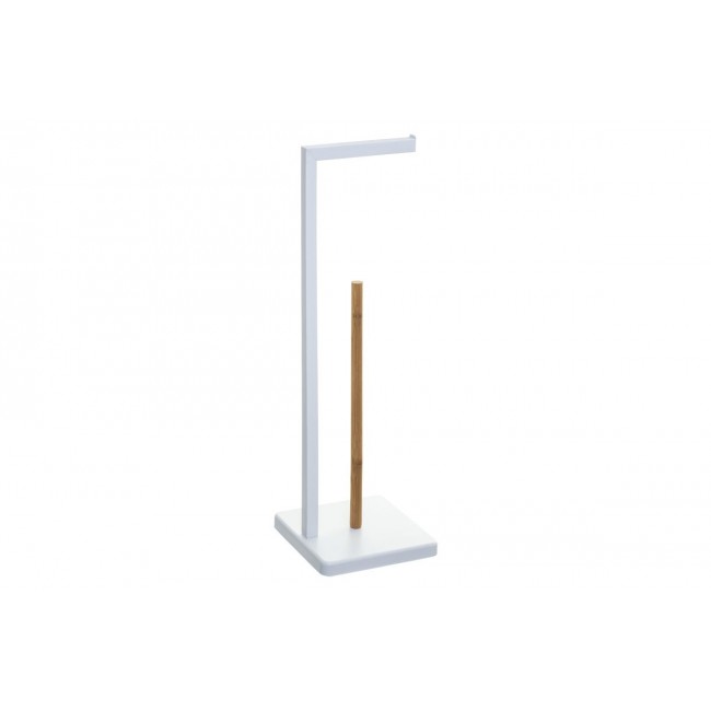 Χαρτοθήκη μπάνιου "NATURE" σε λευκό χρώμα 20x20x64.5