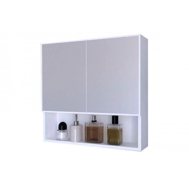 Καθρέπτης μπάνιου "ZANTE" σε λευκό χρώμα 70x17x70