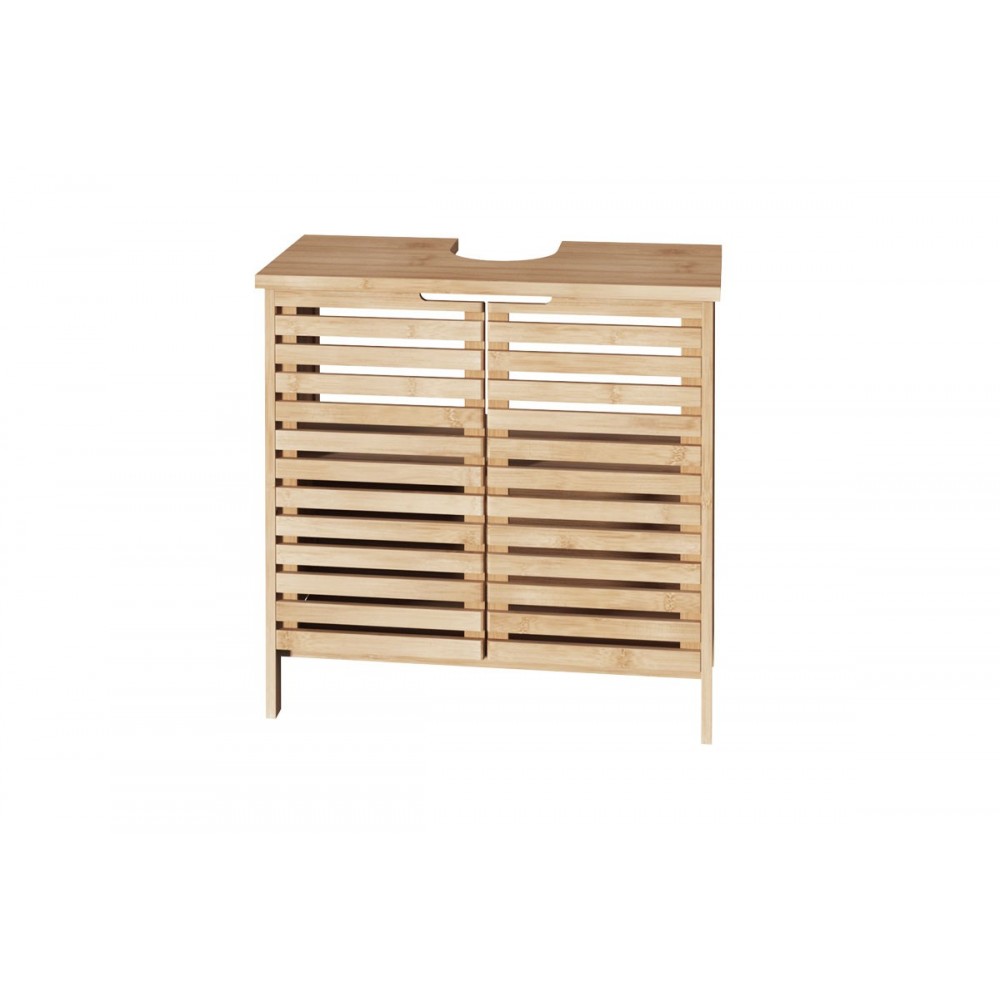 Έπιπλο μπάνιου "SICELA" σε φυσικό χρώμα 60x28x80