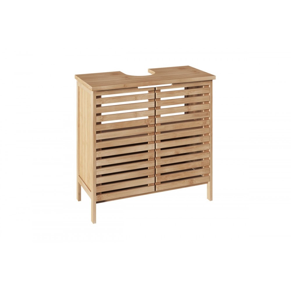 Έπιπλο μπάνιου "SICELA" σε φυσικό χρώμα 60x28x80