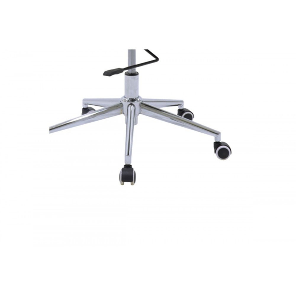 Πολυθρόνα γραφείου διευθυντή ''TOKYO'' από PU σε λευκό χρώμα 55.5x52x108