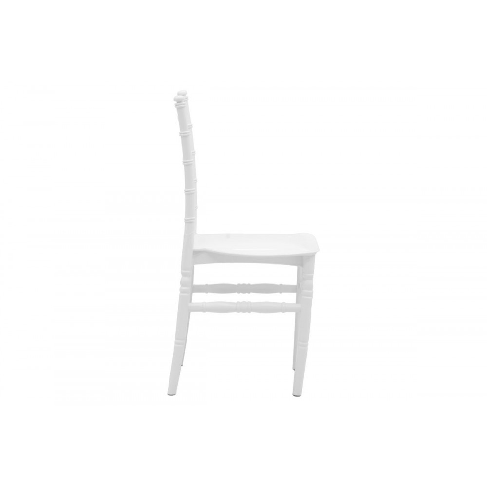 Καρέκλα catering "TIFFANY" από PP σε λευκό χρώμα 40x45x90