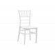 Καρέκλα catering "TIFFANY" από PP σε λευκό χρώμα 40x45x90