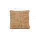 Μαξιλάρι "PETRON" από γιούτα σε φυσικό χρώμα 45x45x2.5