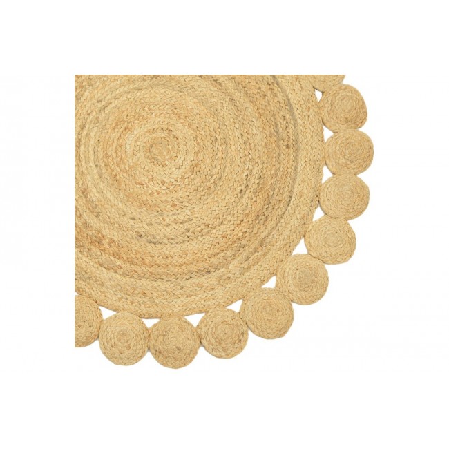Χαλί "VONI" από γιούτα σε φυσικό χρώμα 100x100x1
