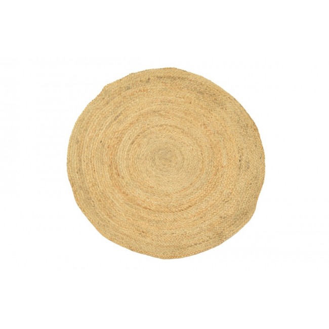 Χαλί "SOLON" από γιούτα σε φυσικό χρώμα 120x120x1