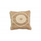 Μαξιλάρι "FOLIENS" από γιούτα σε φυσικό/εκρού χρώμα 45x45x2.5