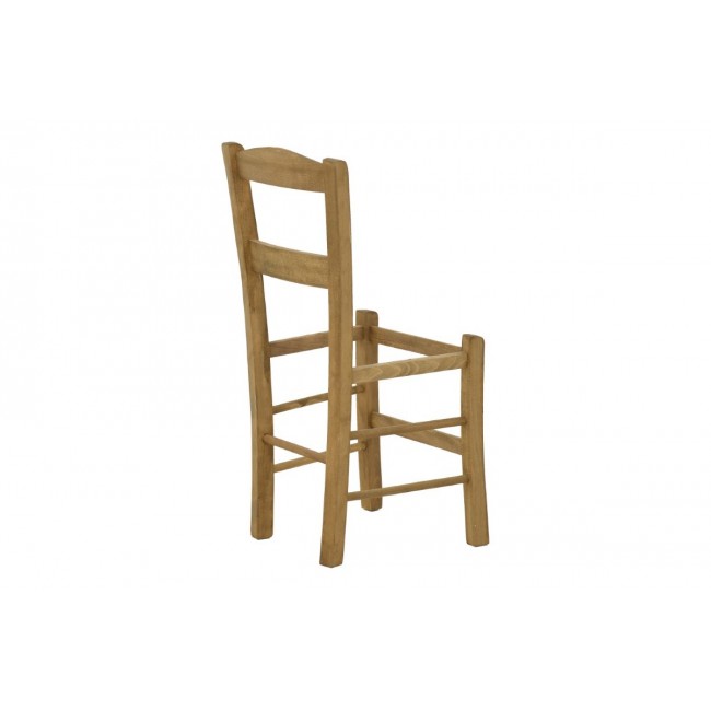 Καρέκλα καφενείου "SYROS" από ξύλο σε καρυδί χρώμα 42x40x89