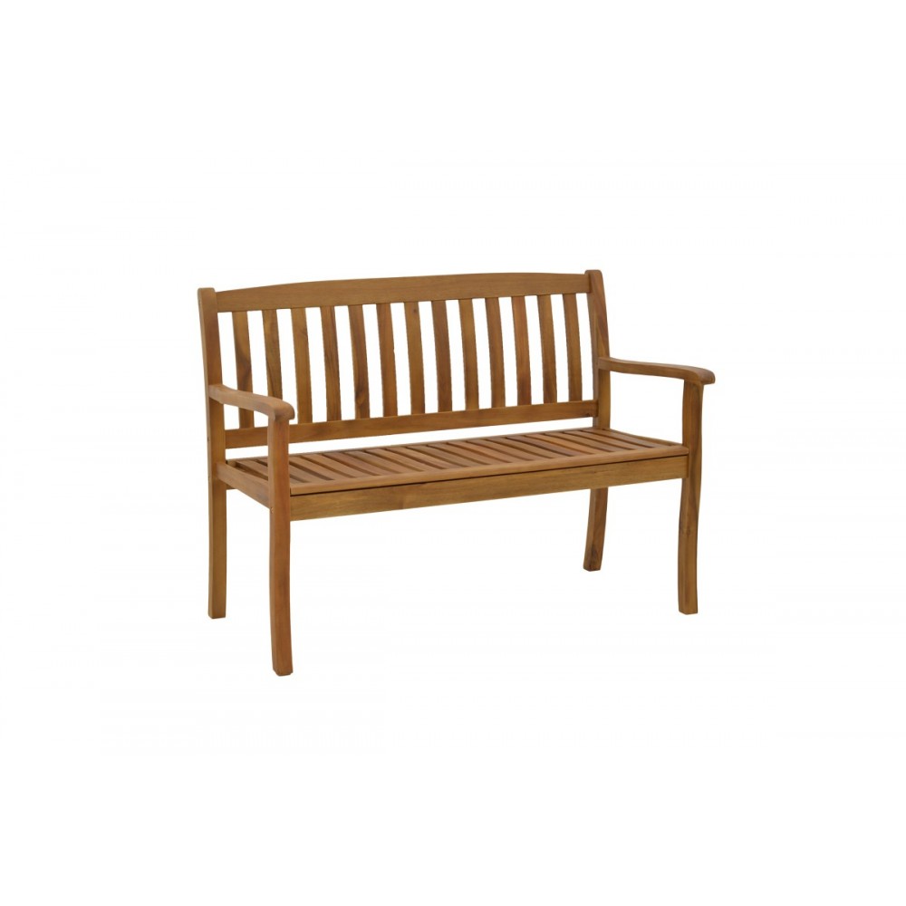 Παγκάκι διθέσιο "JERDU" από ξύλο σε φυσικό χρώμα 120x61x67